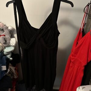 Elegant Black Sleeveless Romper